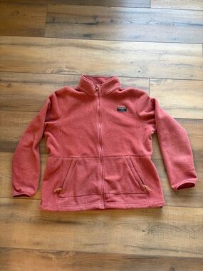 L.L. Bean Mountain Classic Fleece Jacket in Sienna Brick Women’s size XL.
